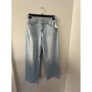 Old Navy High-Rise Wow Wide Leg Light Wash Size 12 P